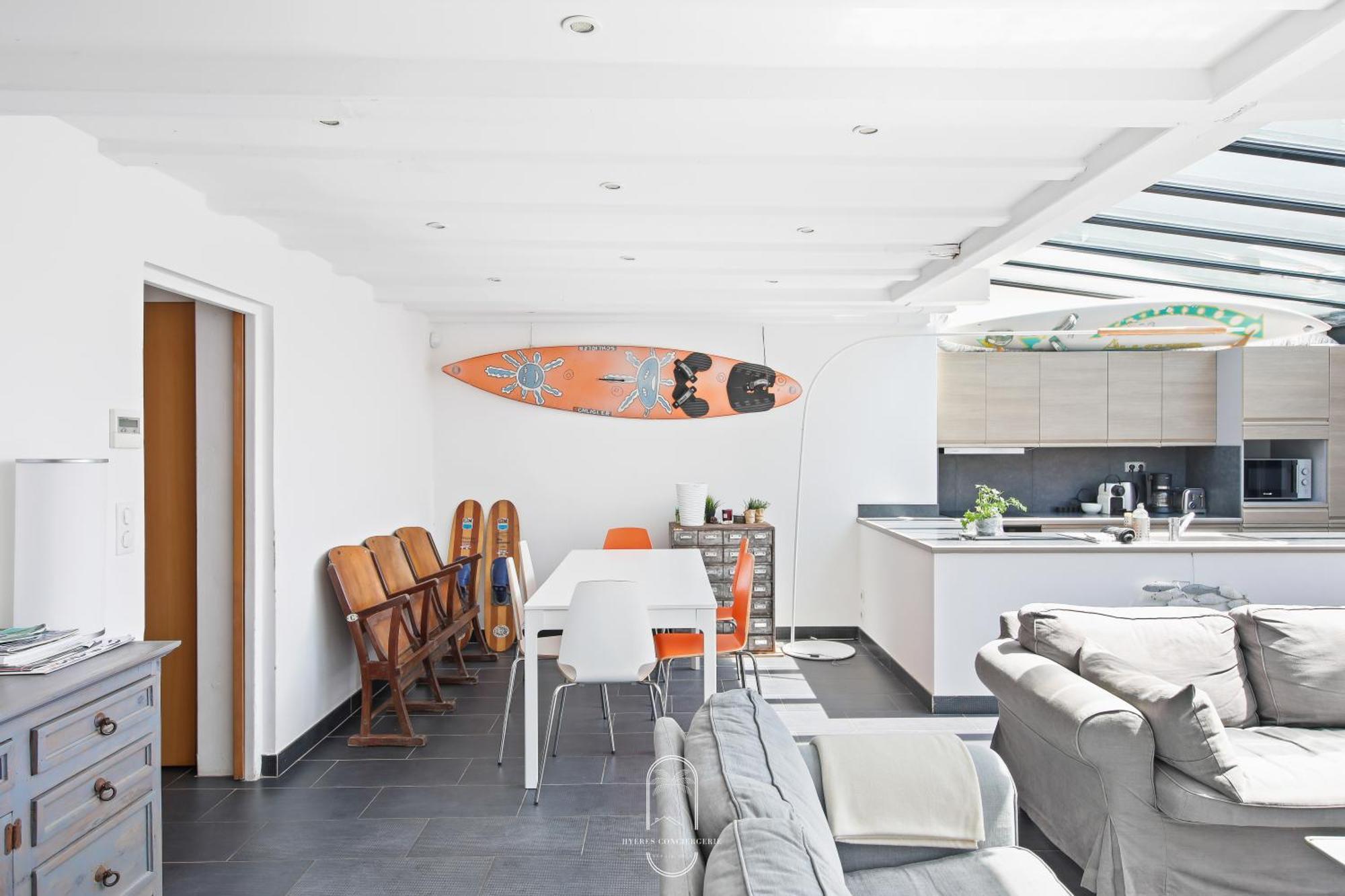 Maison sur l'eau-Hyères-Almanarre-Parkings/Clim/WIFI Esterno foto