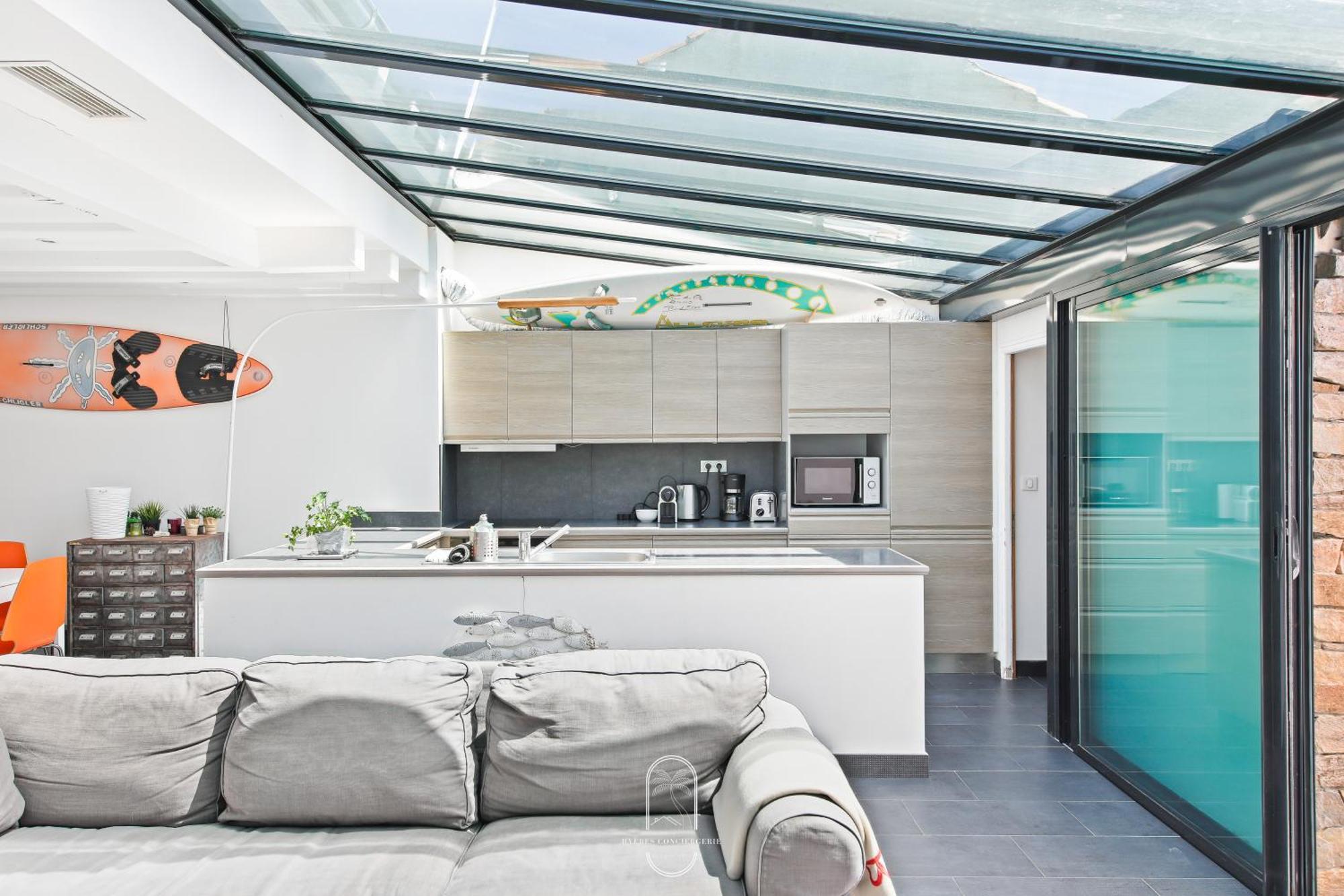 Maison sur l'eau-Hyères-Almanarre-Parkings/Clim/WIFI Esterno foto